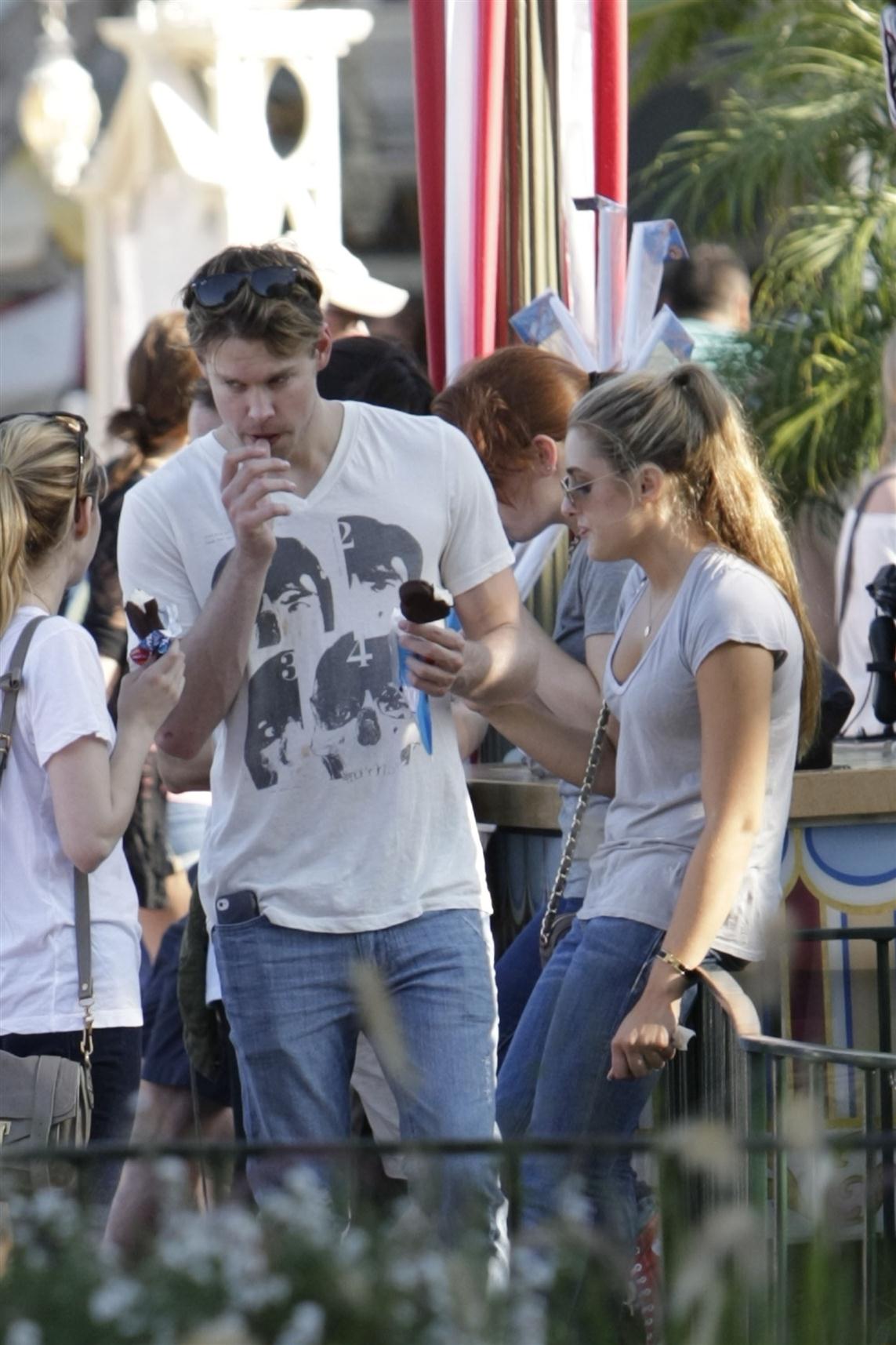 Emma Roberts and Chord Overstreet Spends the day together at Disneyland Disneyland California photos | Picture 60733